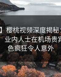 【震惊】樱桃视频深度揭秘：八卦风波背后，业内人士在机场贵宾室的角色疯狂令人意外